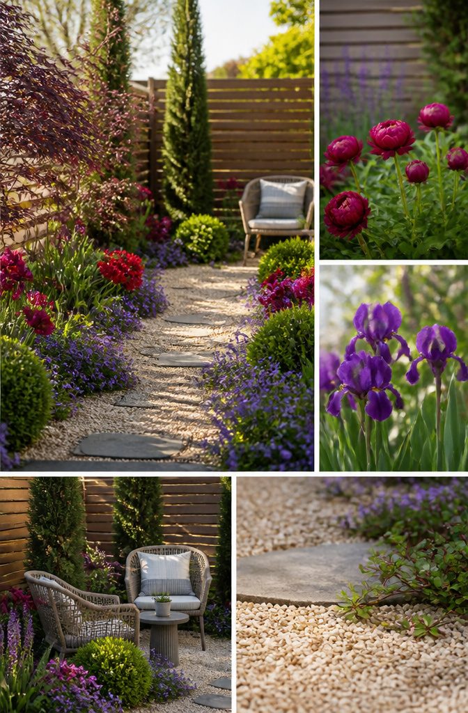 10 Little Backyard Ideas That Maximize Every Square Foot in 2026 9 Colorful compact plants in a well-arranged small garden.