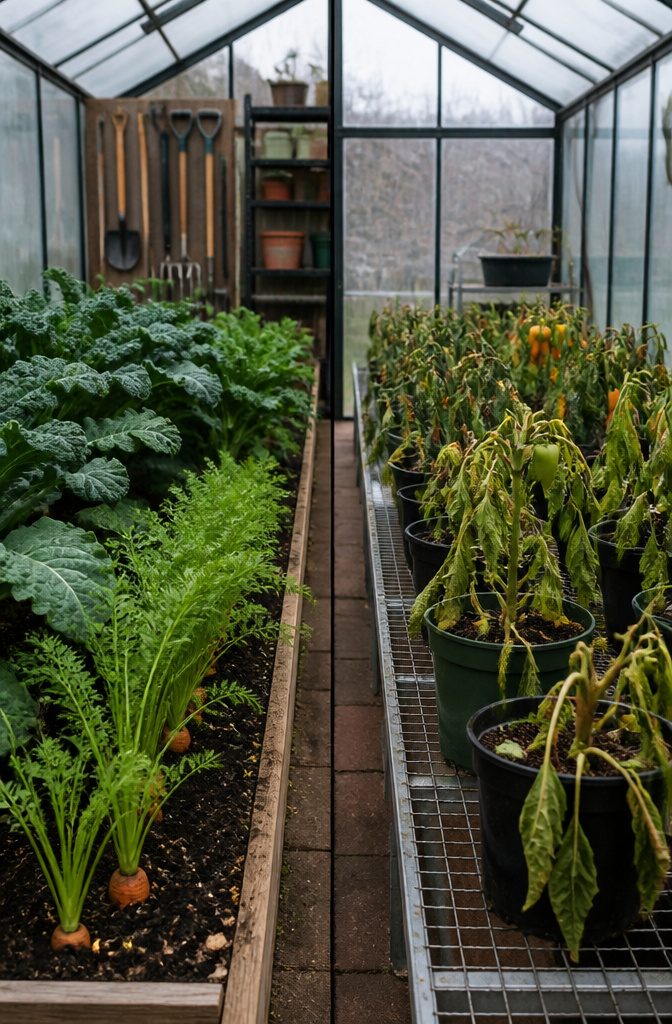 Winter Greenhouse Maintenance: A 7-Step Guide to Protecting Your Structure 10 A chart detailing cold-hardy and tender plants for greenhouses.